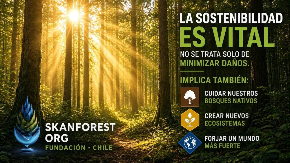 La sostenibilidad es vital: cuidar bosques nativos y crear nuevos ecosistemas