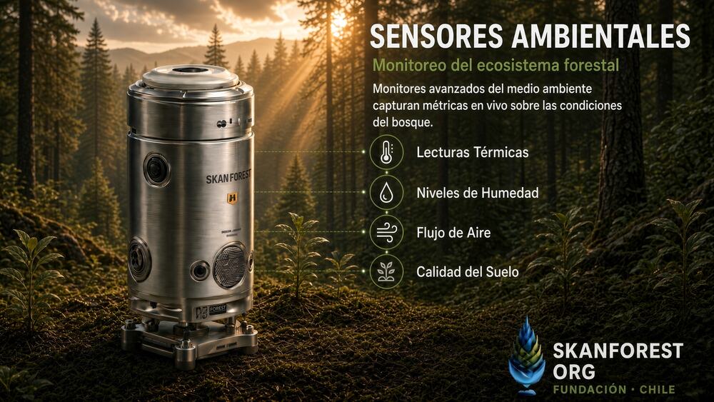 Sensores ambientales para el monitoreo del ecosistema forestal